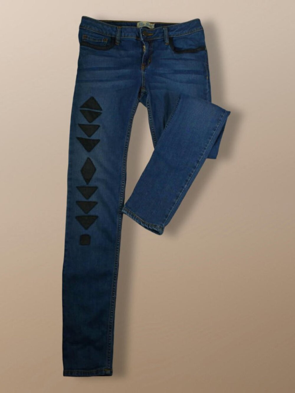 Blue Pearl Real Leather Cutout Size 29 (US 28)
